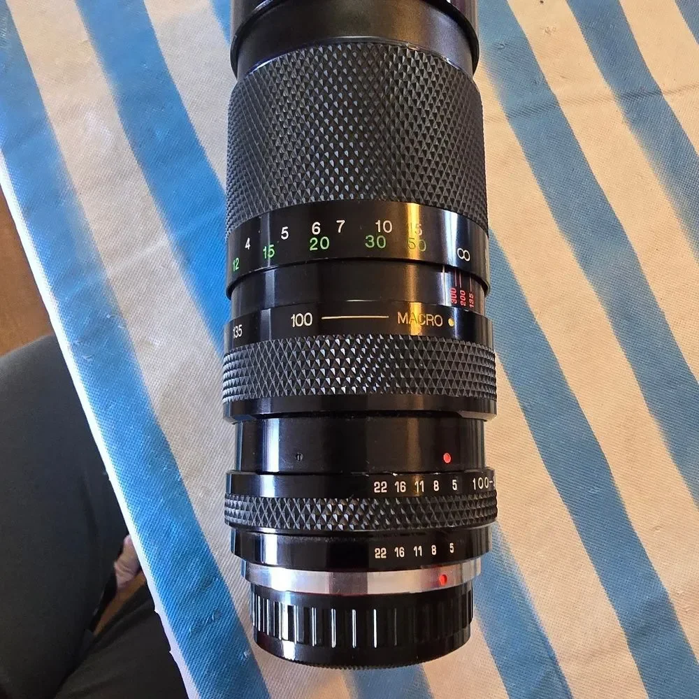 Vintage Soligor MC 100–300mm f/5 Telephoto Zoom Lens Made in Japan